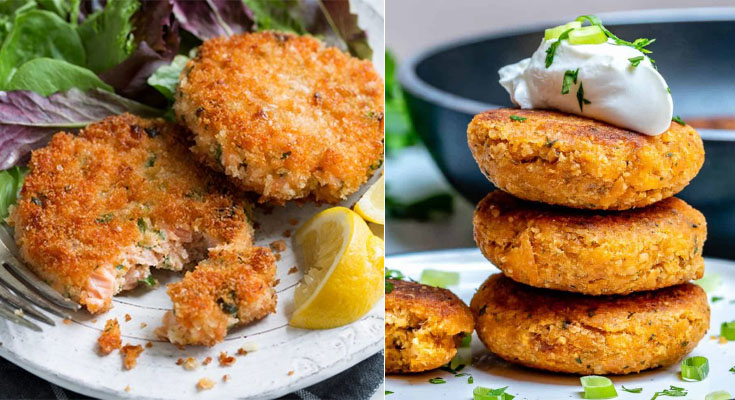 How Many Calories in a Homemade Salmon Cake?