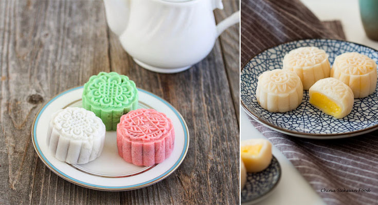 How to Make Coconut Snow Skin Mooncake Ice Cream