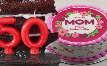 50th Birthday Cake Design For Mom