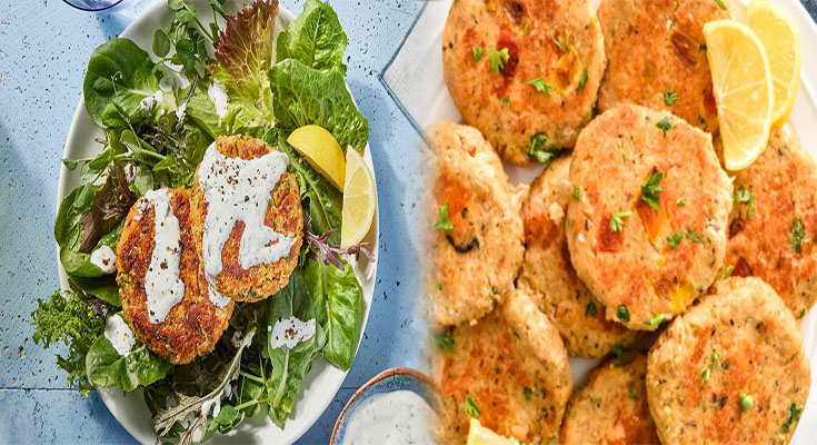 Nutritious and Delicious: A Recipe for Healthy Baked Salmon Cakes with Fresh Herbs