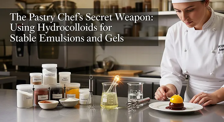 The Pastry Chef's Secret Weapon: Using Hydrocolloids for Stable Emulsions and Gels